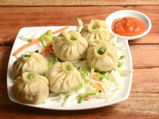 Veg Steamed Momo.