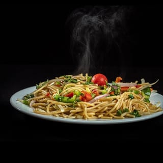 Vegetable Hakka Noodles 🌱